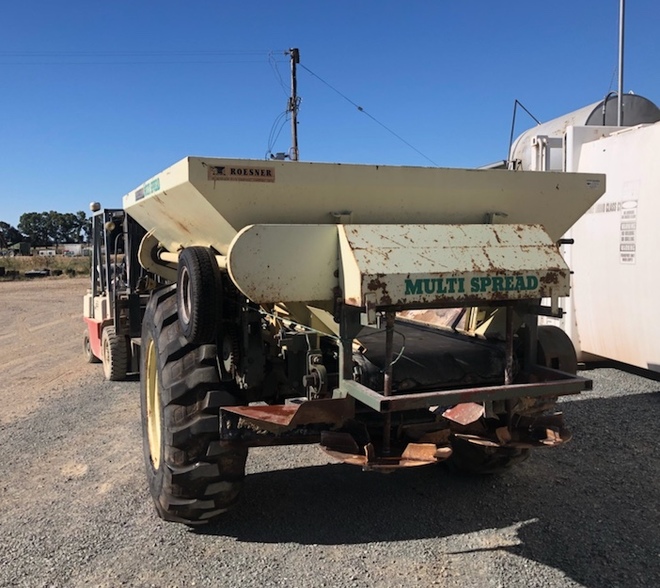 Marshall Multi Spread 5 Ton Tow Behind Spreader Machinery